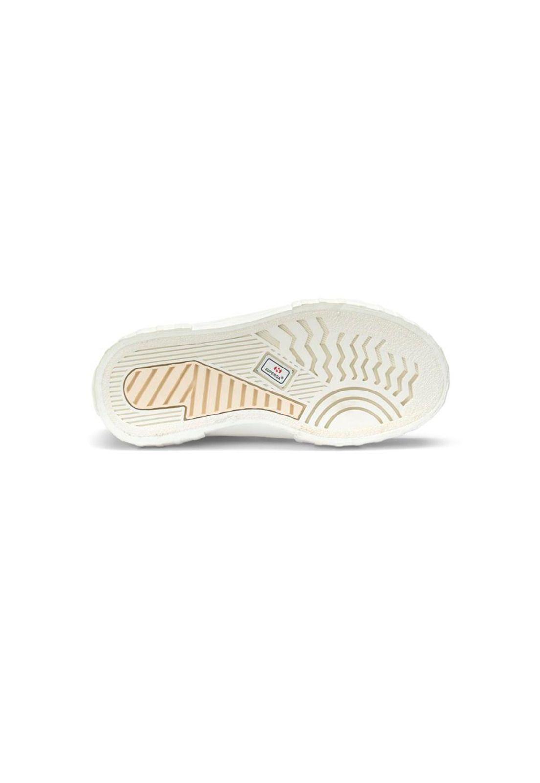 Zapatilla Kids 2630 Stripe Straps Beige Raw Avorio-4