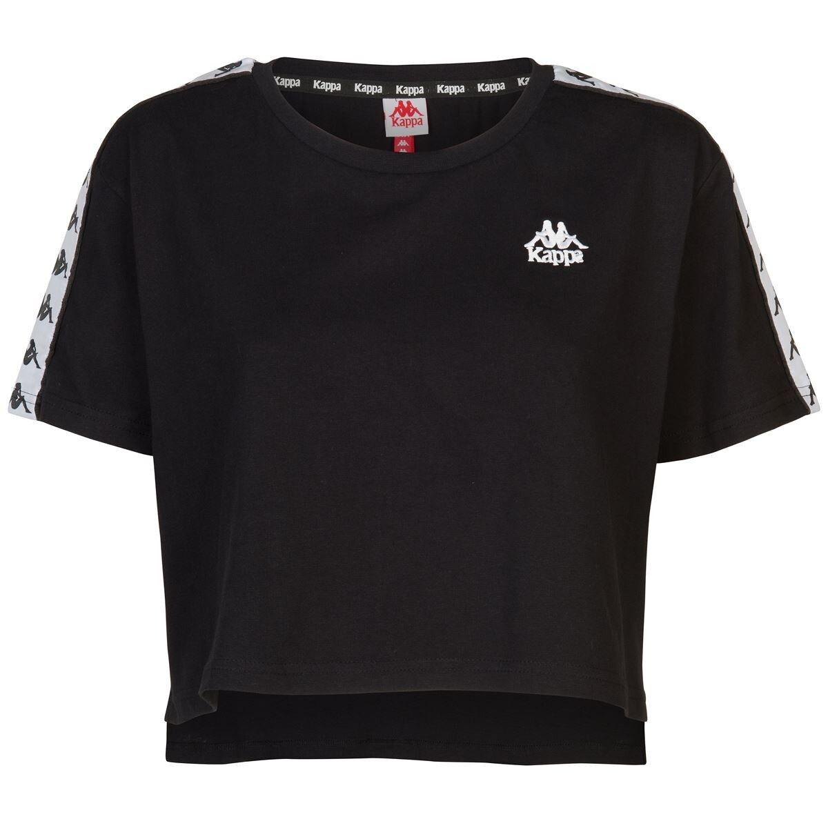 Polera Crop 222 Women Banda Apua Black White-0