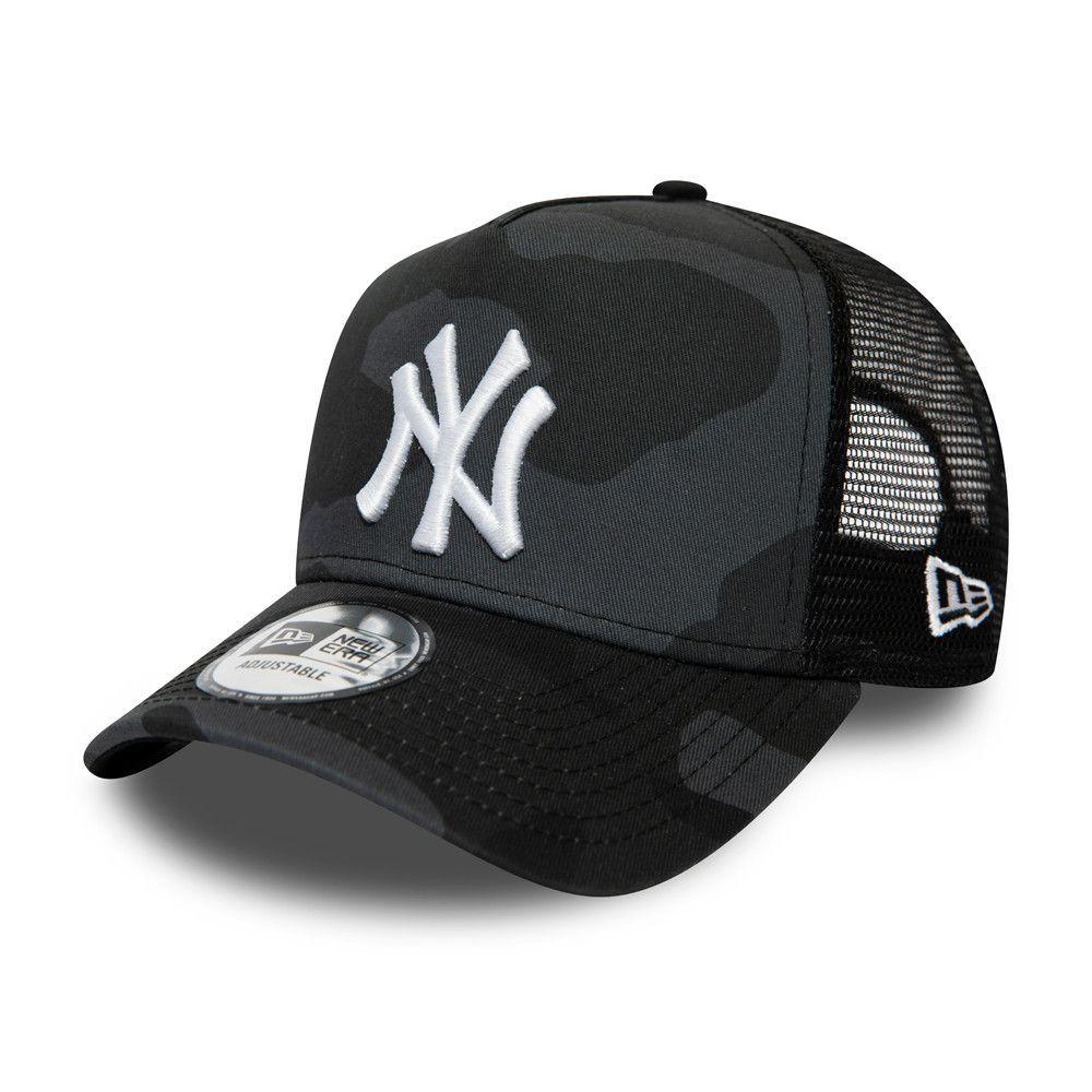 Jockey New Era 940 Trucker New York Yankees Black Grey-0
