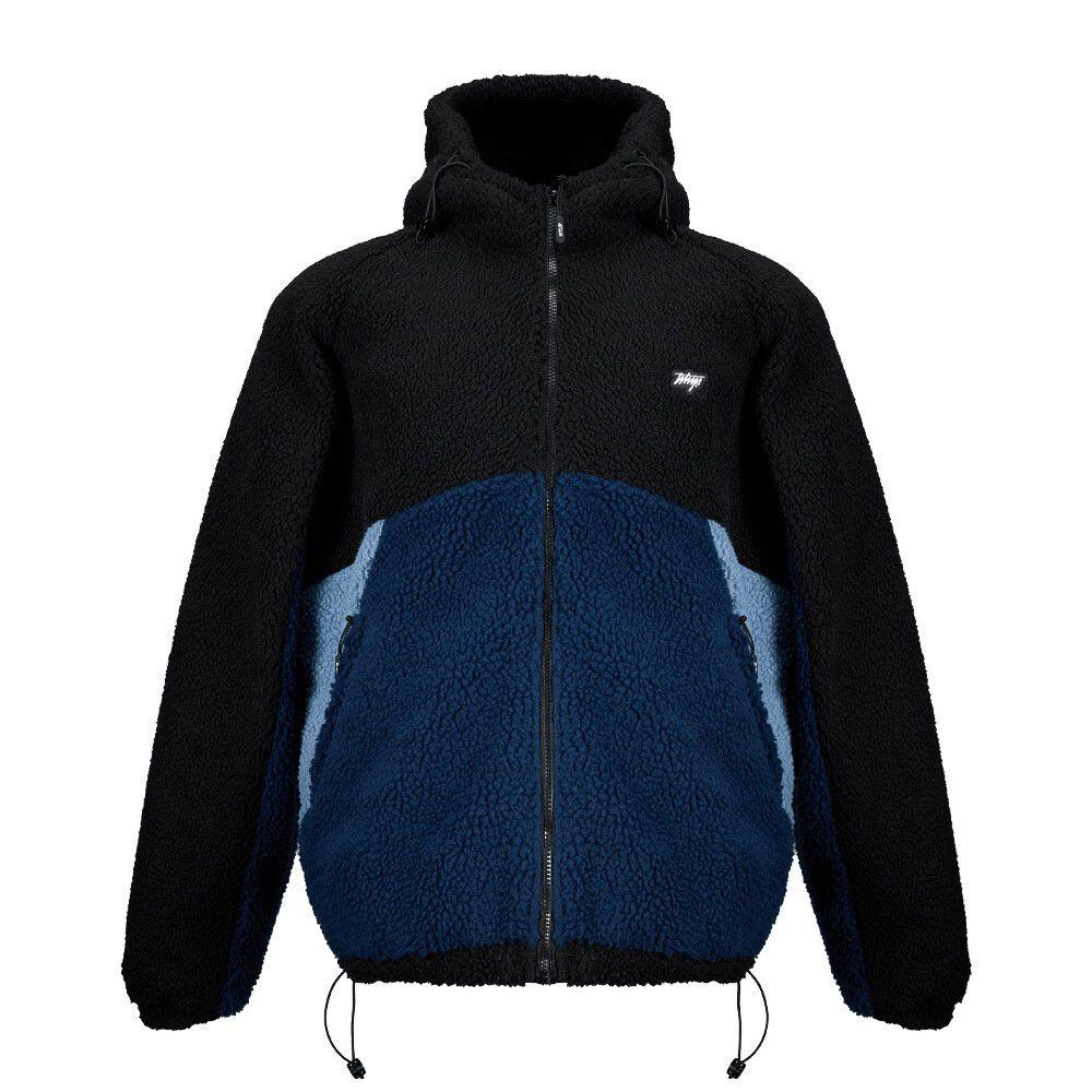 Sherpa Whatup Men Full Zipper Black Blue-0