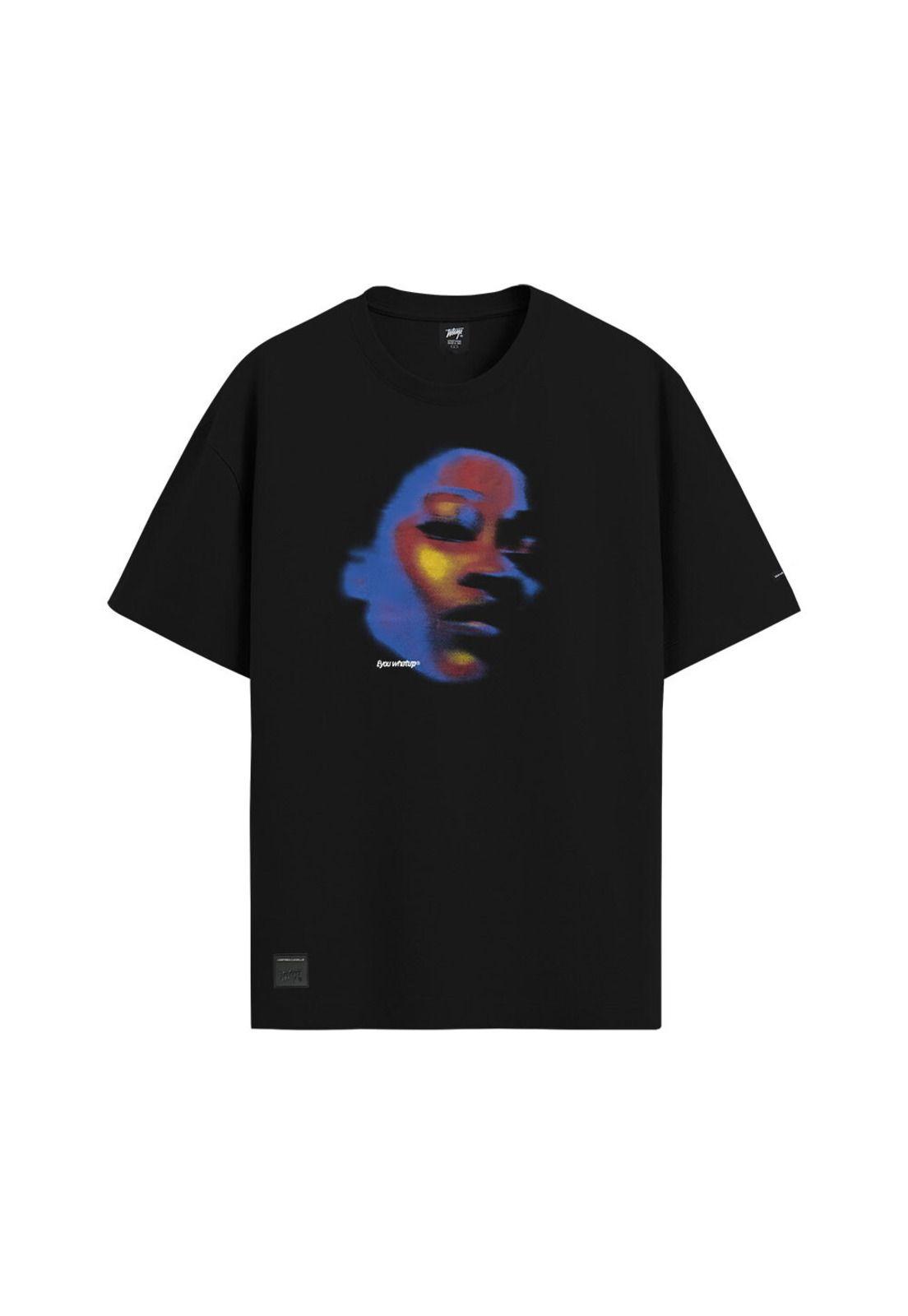 Polera Whatup Heat Map Face Black-0
