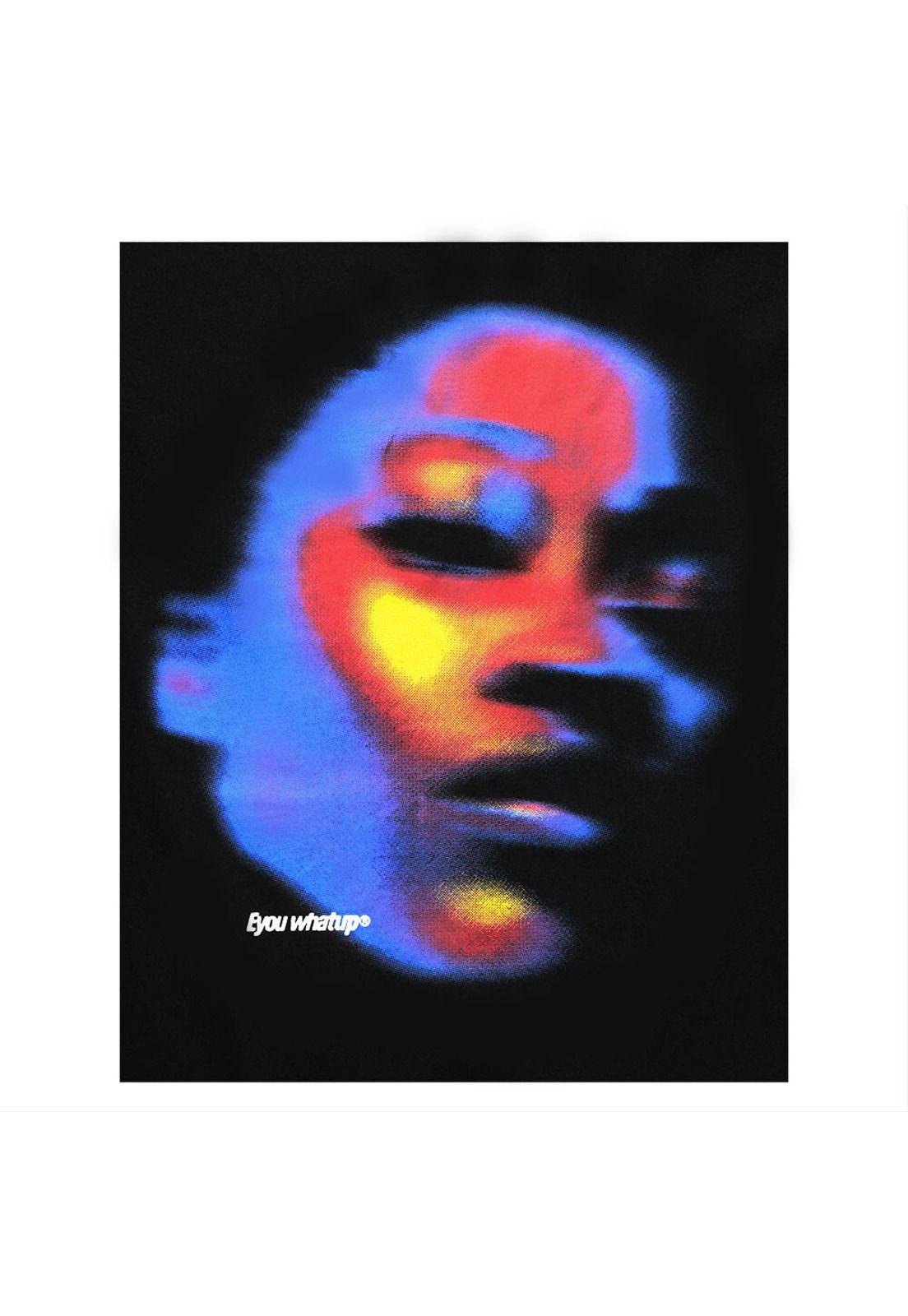 Polera Whatup Heat Map Face Black-2