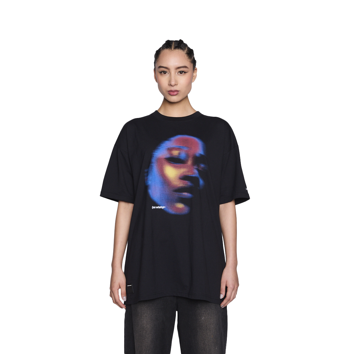 Polera Whatup Heat Map Face Black-0