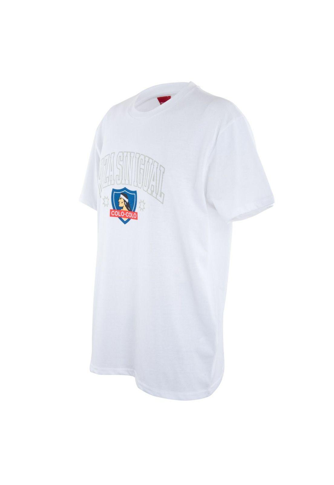 Polera Colo Colo Urbano "Raza Sin Igual" Blanca-2