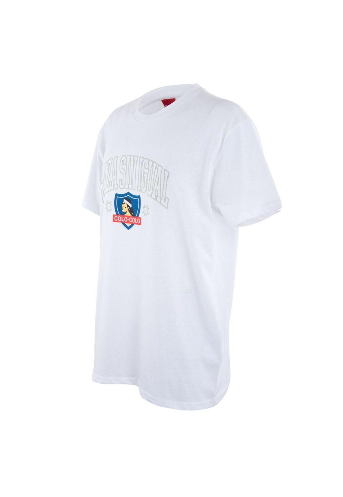 Polera Colo Colo Urbano "Raza Sin Igual" Blanca-1