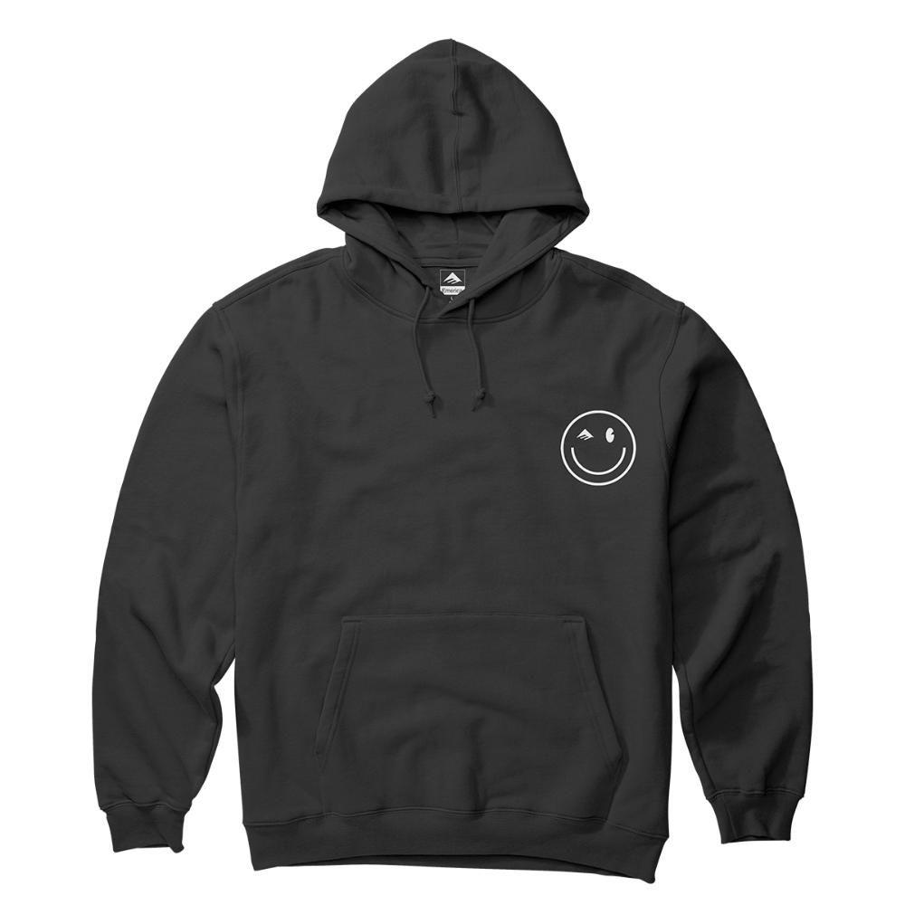 Poleron Men Hoodie Happy Face Black-0