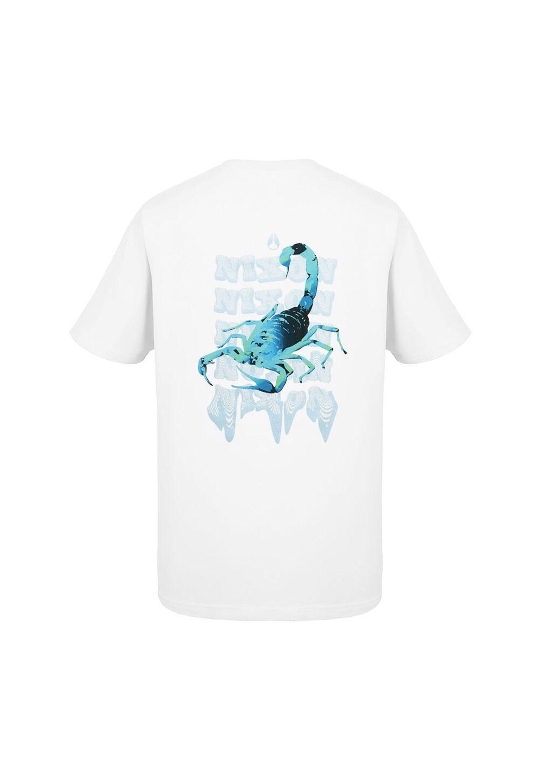 Polera Nixon Men Blue Scorpio White-1