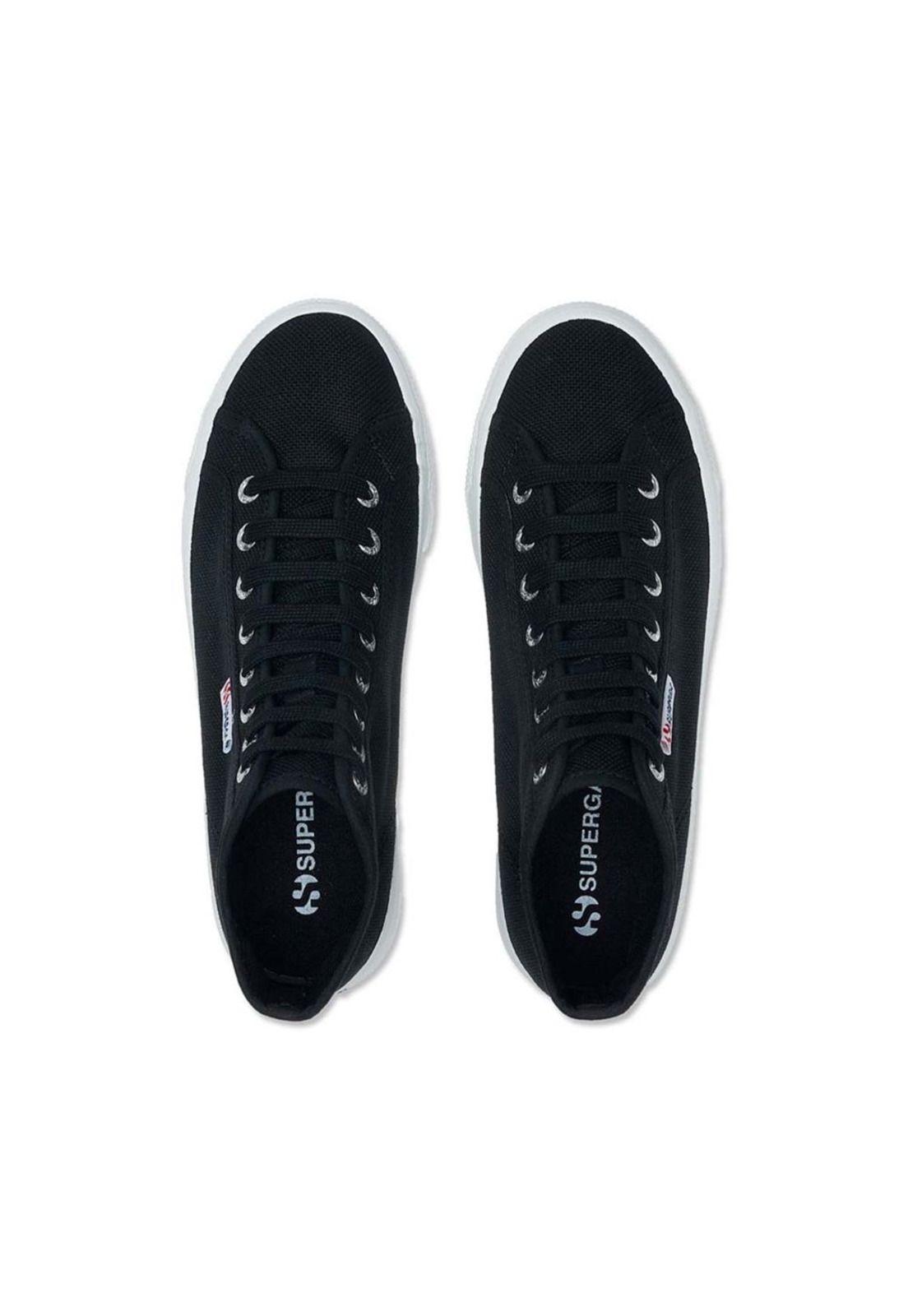 Zapatilla 2708 Hi Top Black F White-3