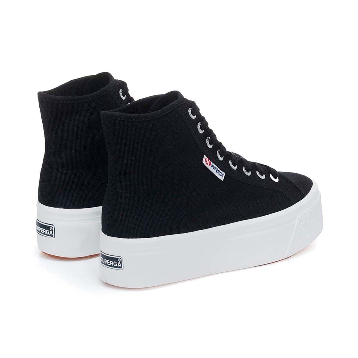Zapatilla 2708 Hi Top Black F White-2