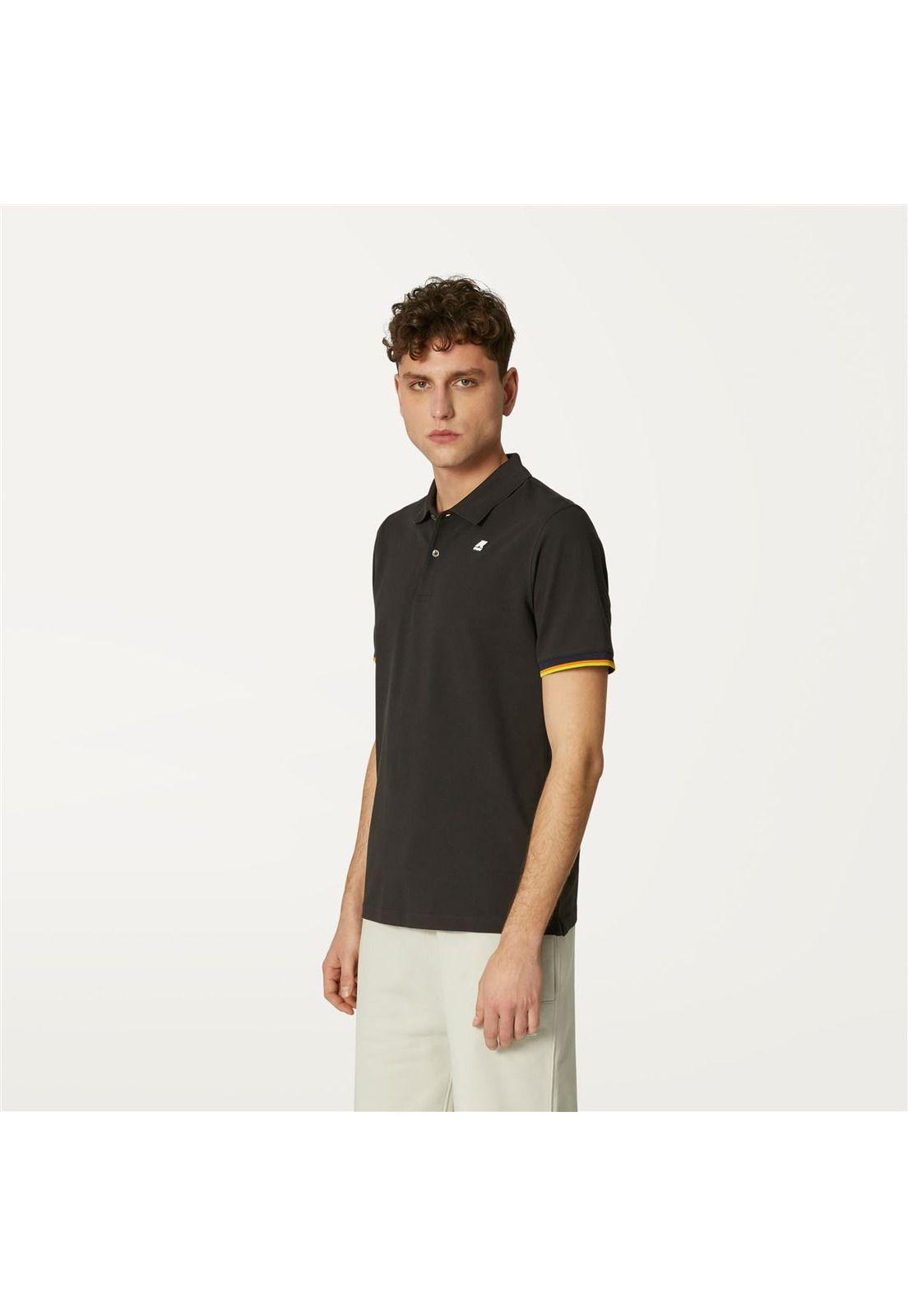 Polera K-Way Men Vincent Black Pure-2