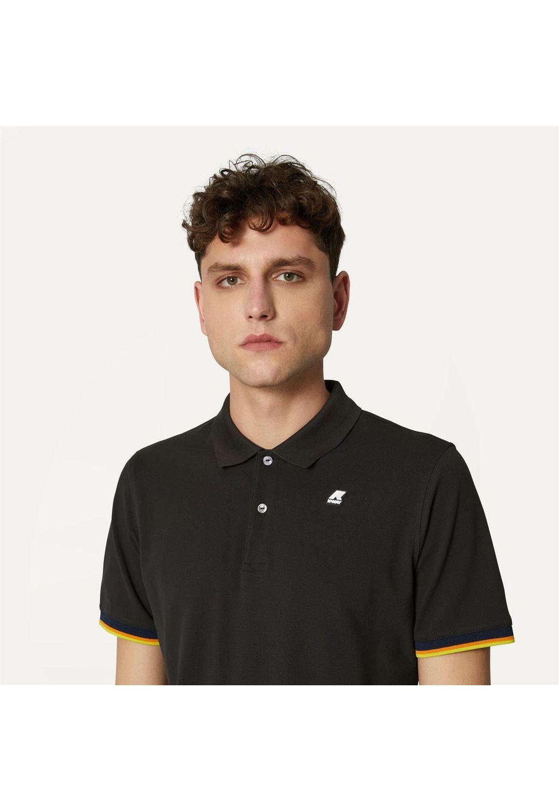 Polera K-Way Men Vincent Black Pure-3