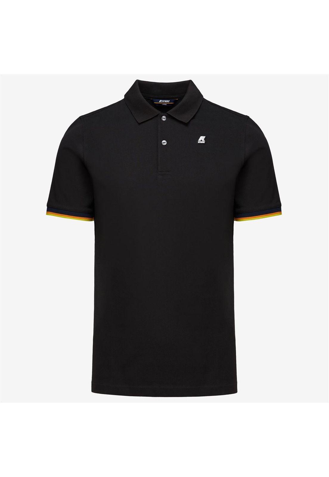 Polera K-Way Men Vincent Black Pure-4