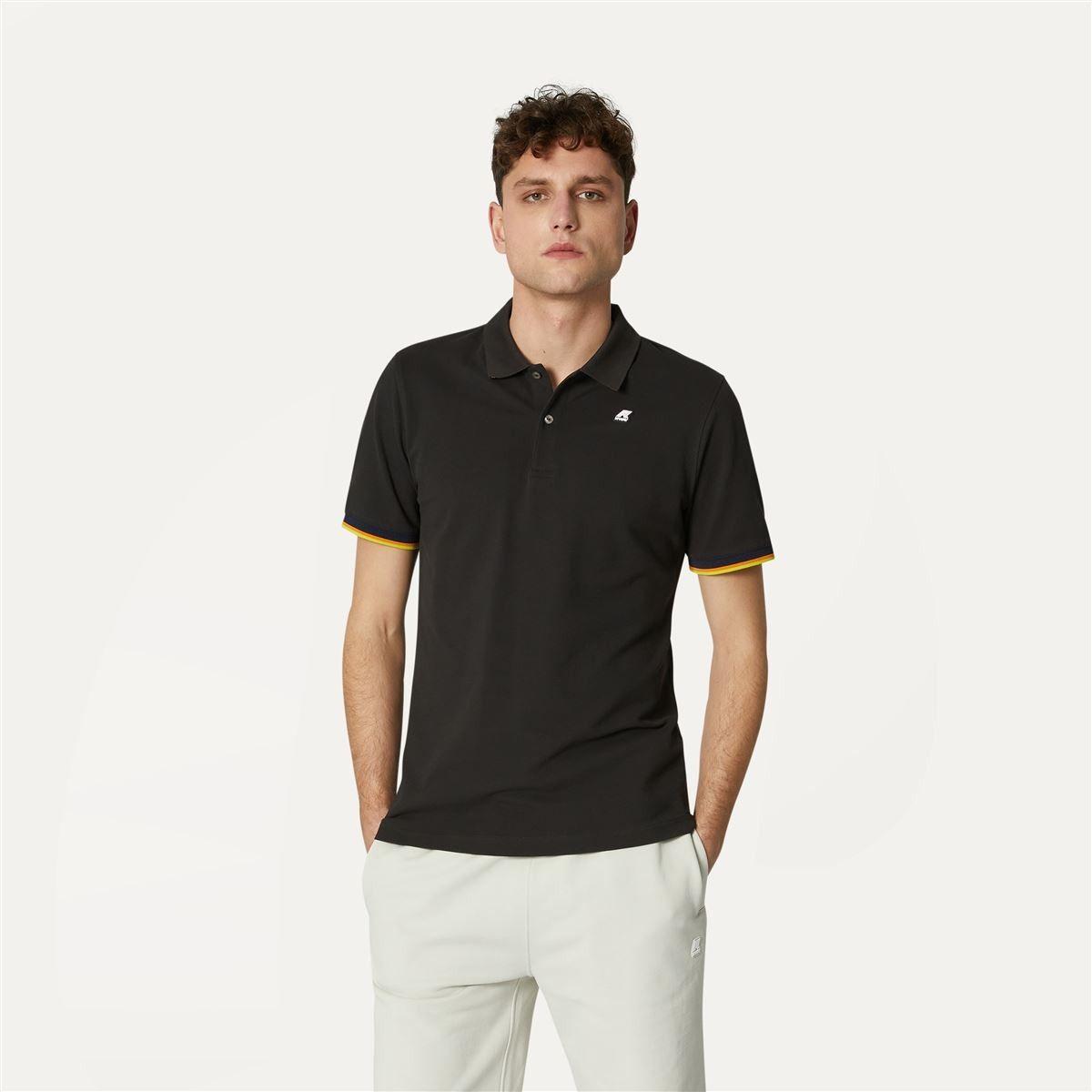 Polera K-Way Men Vincent Black Pure-1