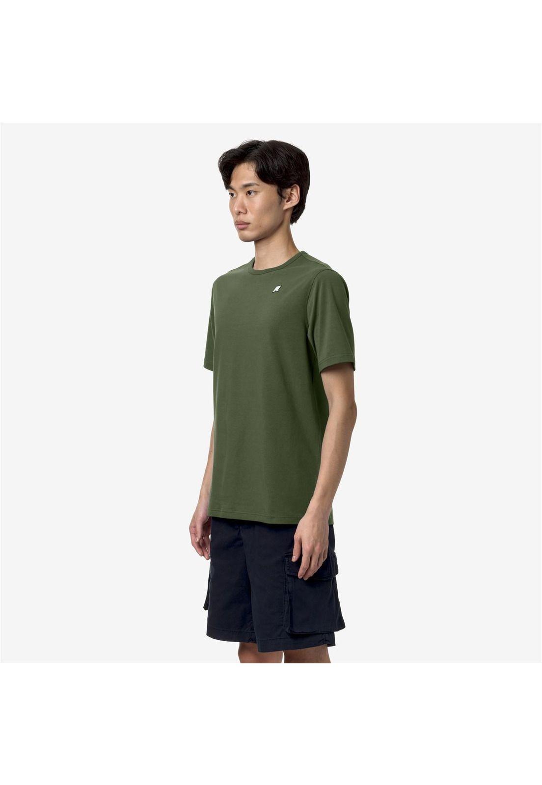 Polera K-Way Men Adame Stretch Green Cypress-2