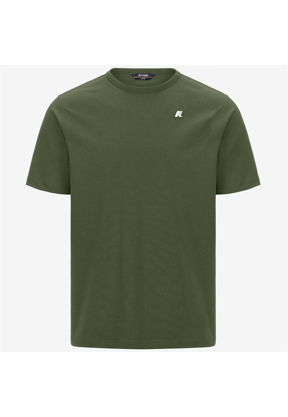 Polera K-Way Men Adame Stretch Green Cypress-3
