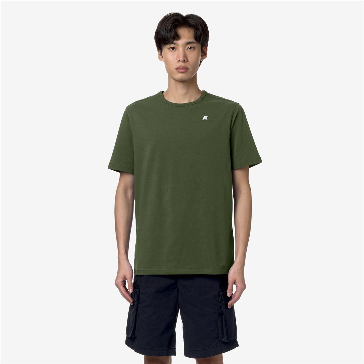 Polera K-Way Men Adame Stretch Green Cypress-1
