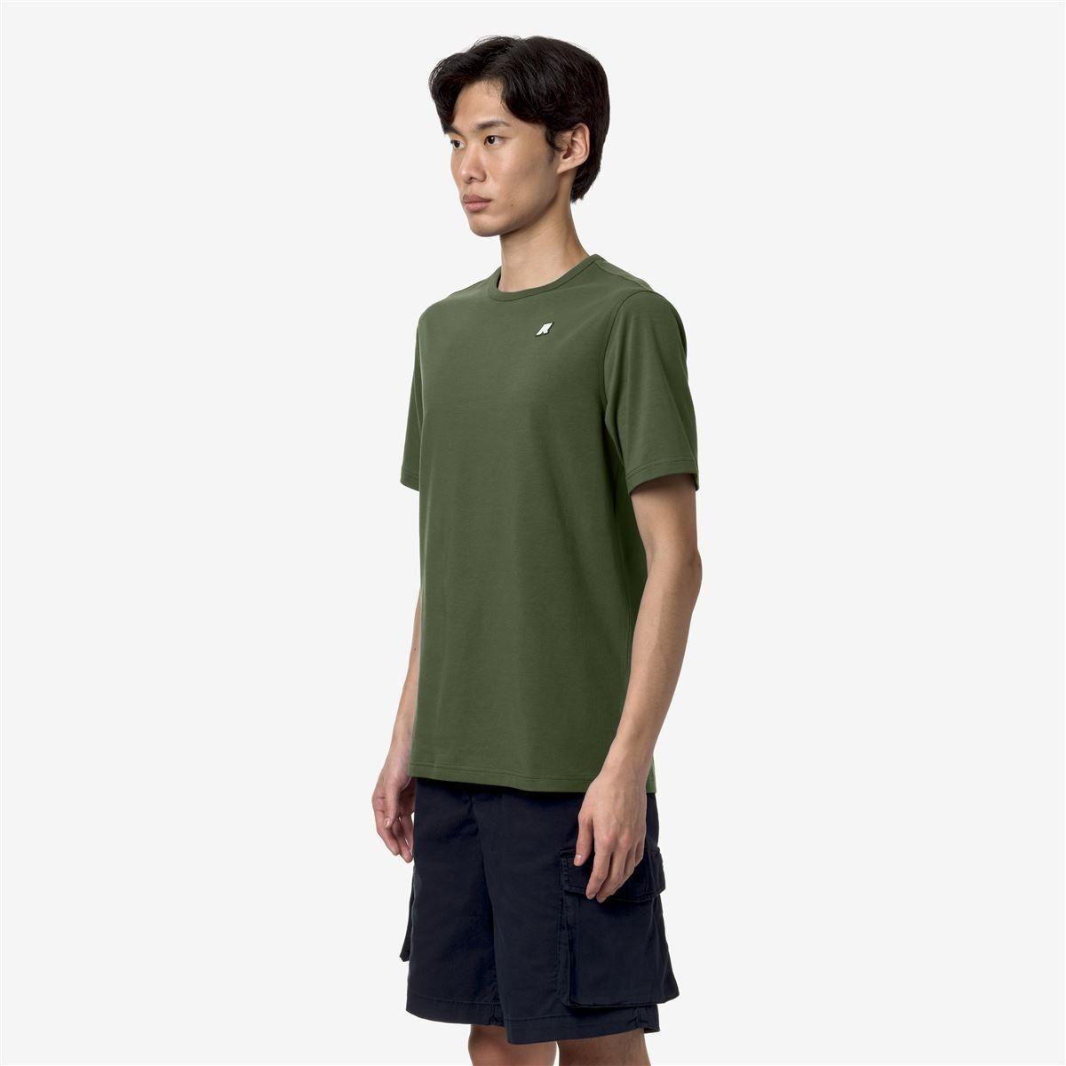 Polera K-Way Men Adame Stretch Green Cypress-2