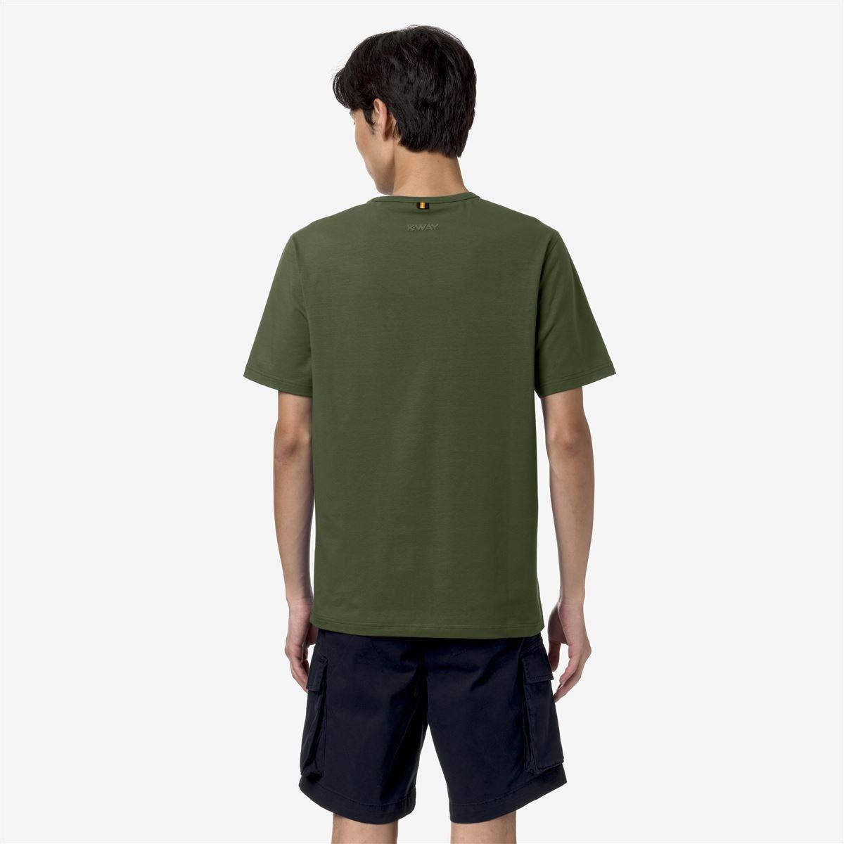 Polera K-Way Men Adame Stretch Green Cypress-3
