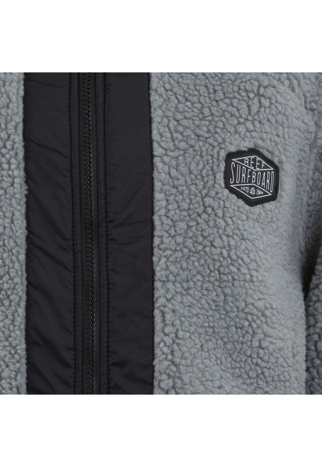 Poleron Men Sherpa Grey Black-3