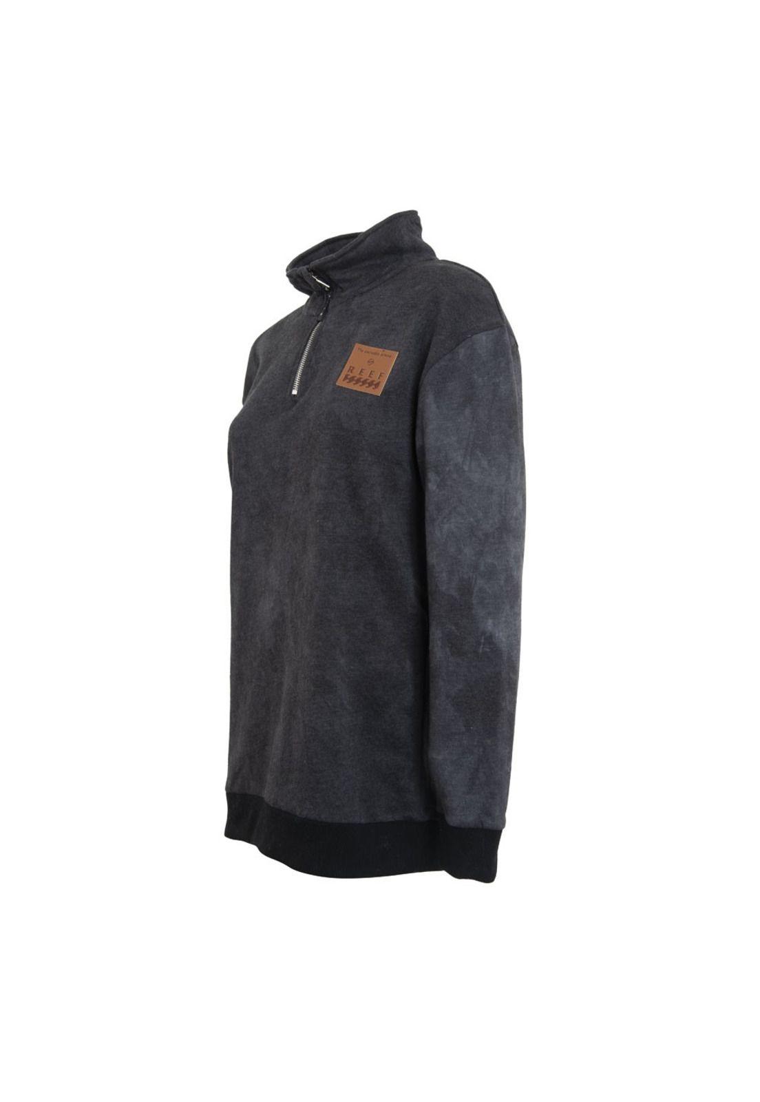 Poleron Women Crew Black White-1