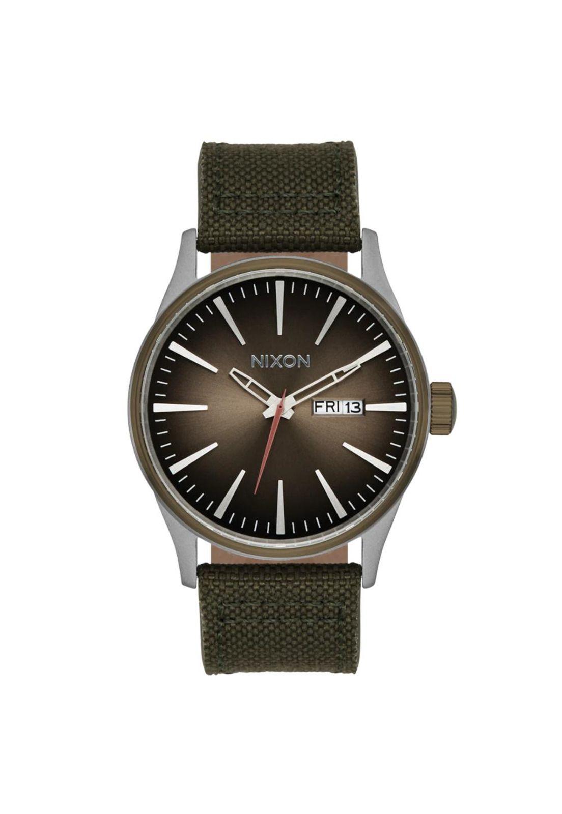 Reloj Sentry Nylon Silver Lt Brwn Forest-0
