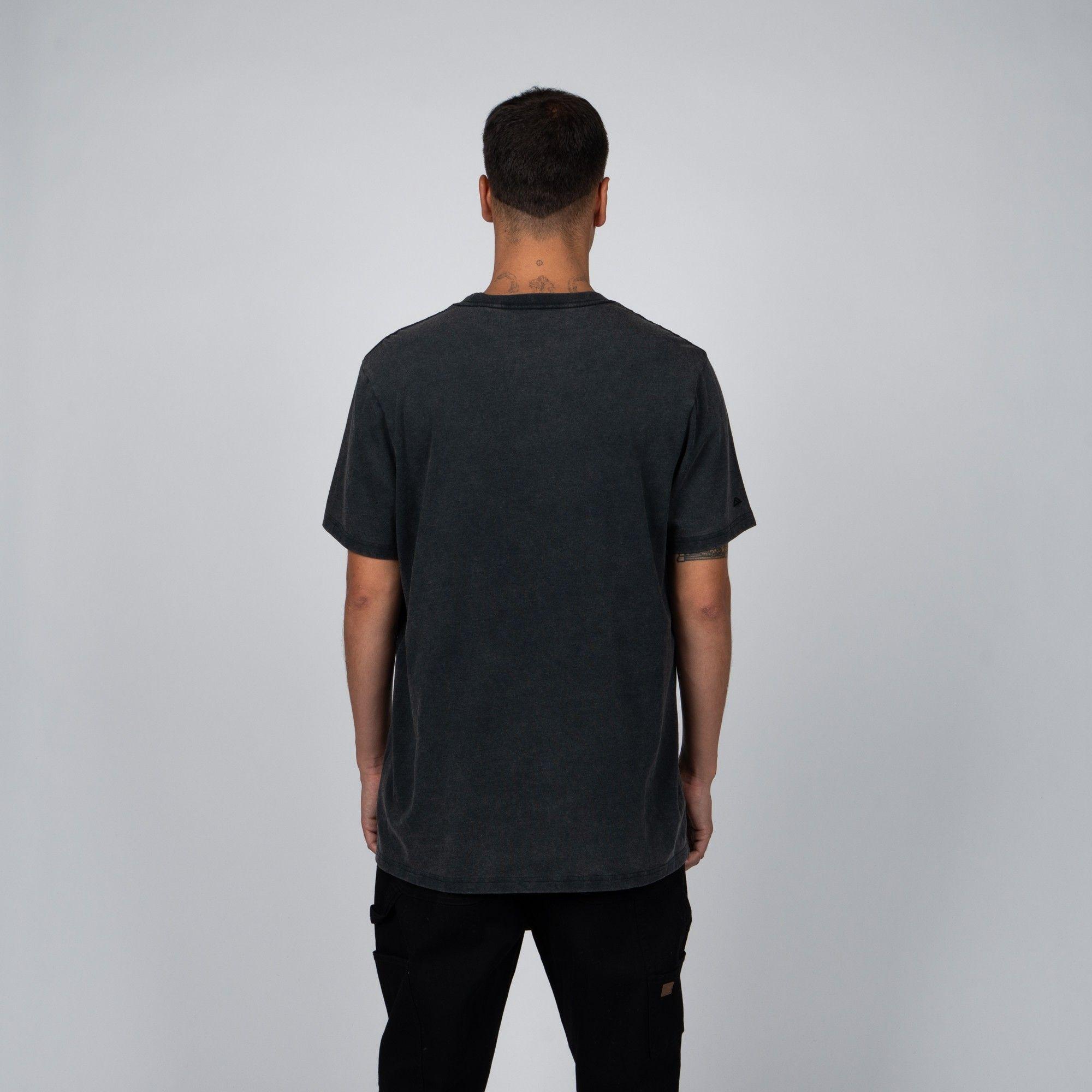Polera Reef Men Basic Black-1
