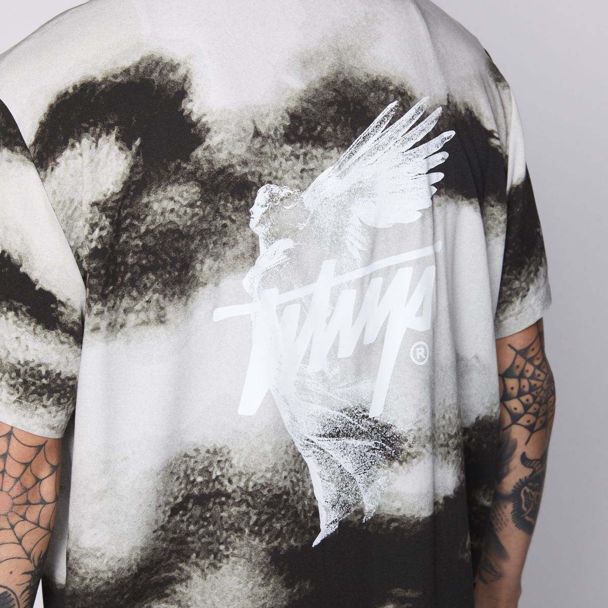 Camisa WhatUp Men Cloudy Angel Black-4