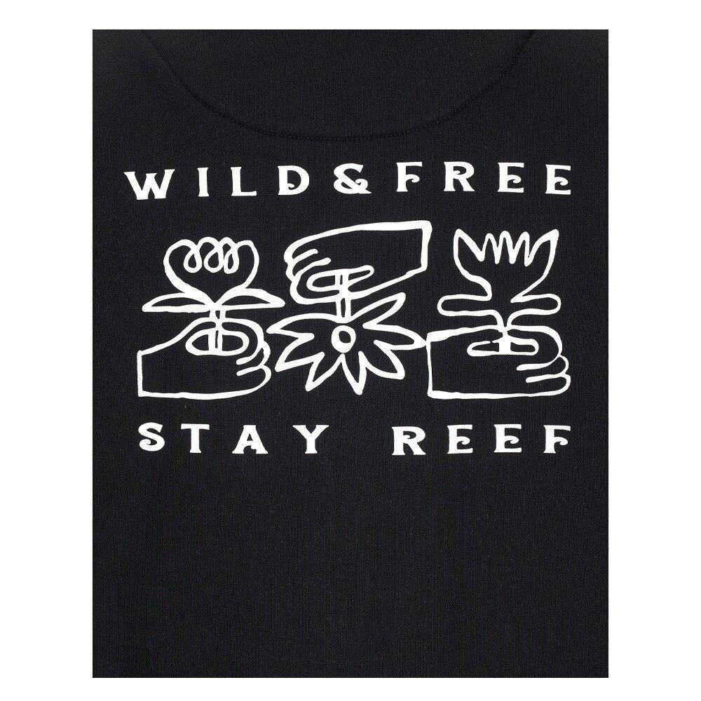 Polerón Reef Men Full Zipper Wild and Free Black-2