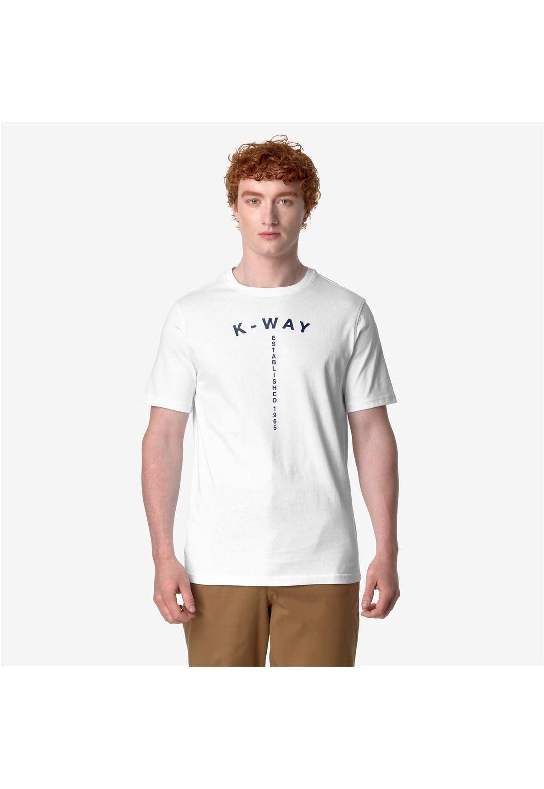 Polera K-Way Men Odom Typo Established White-0