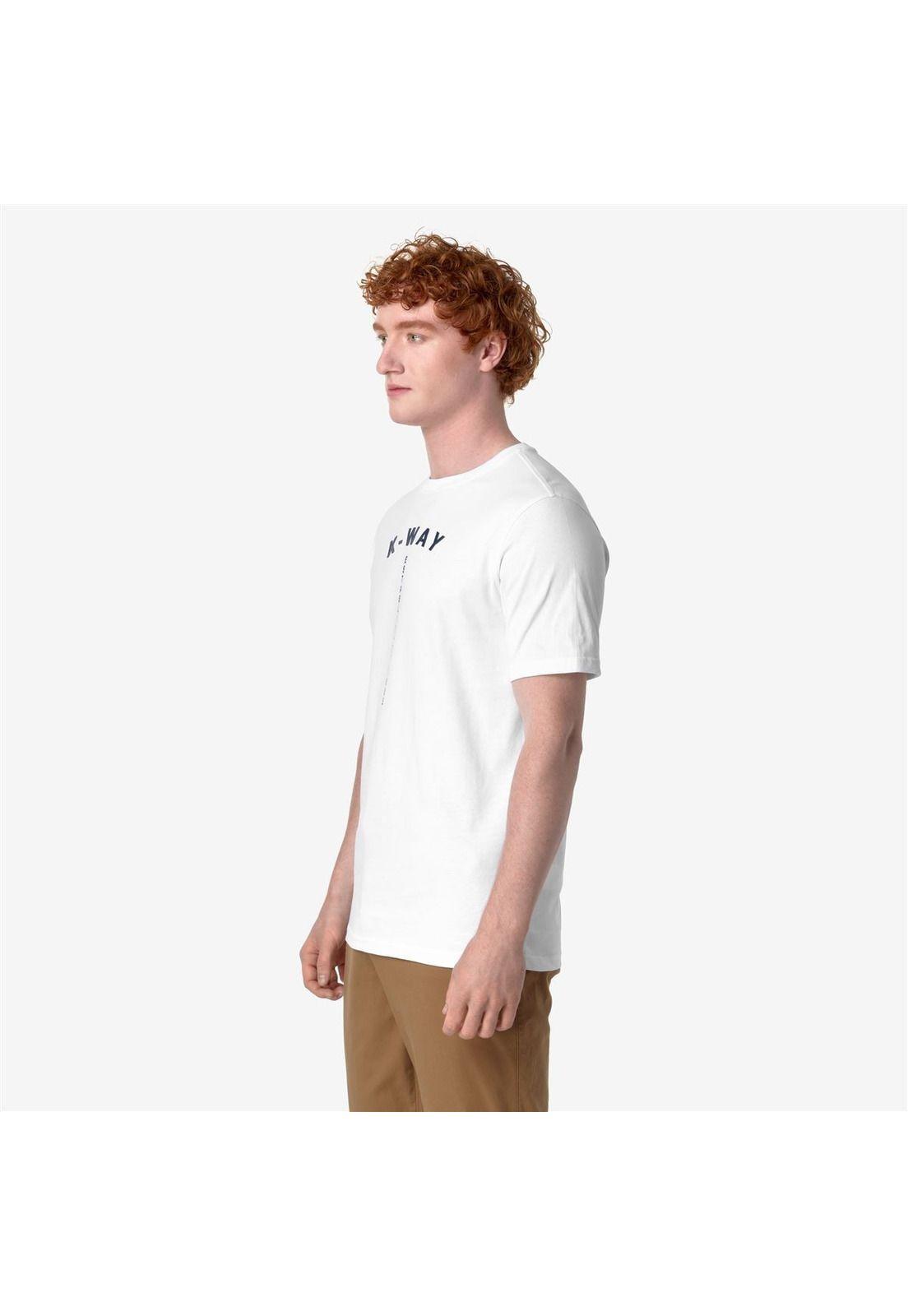 Polera K-Way Men Odom Typo Established White-2