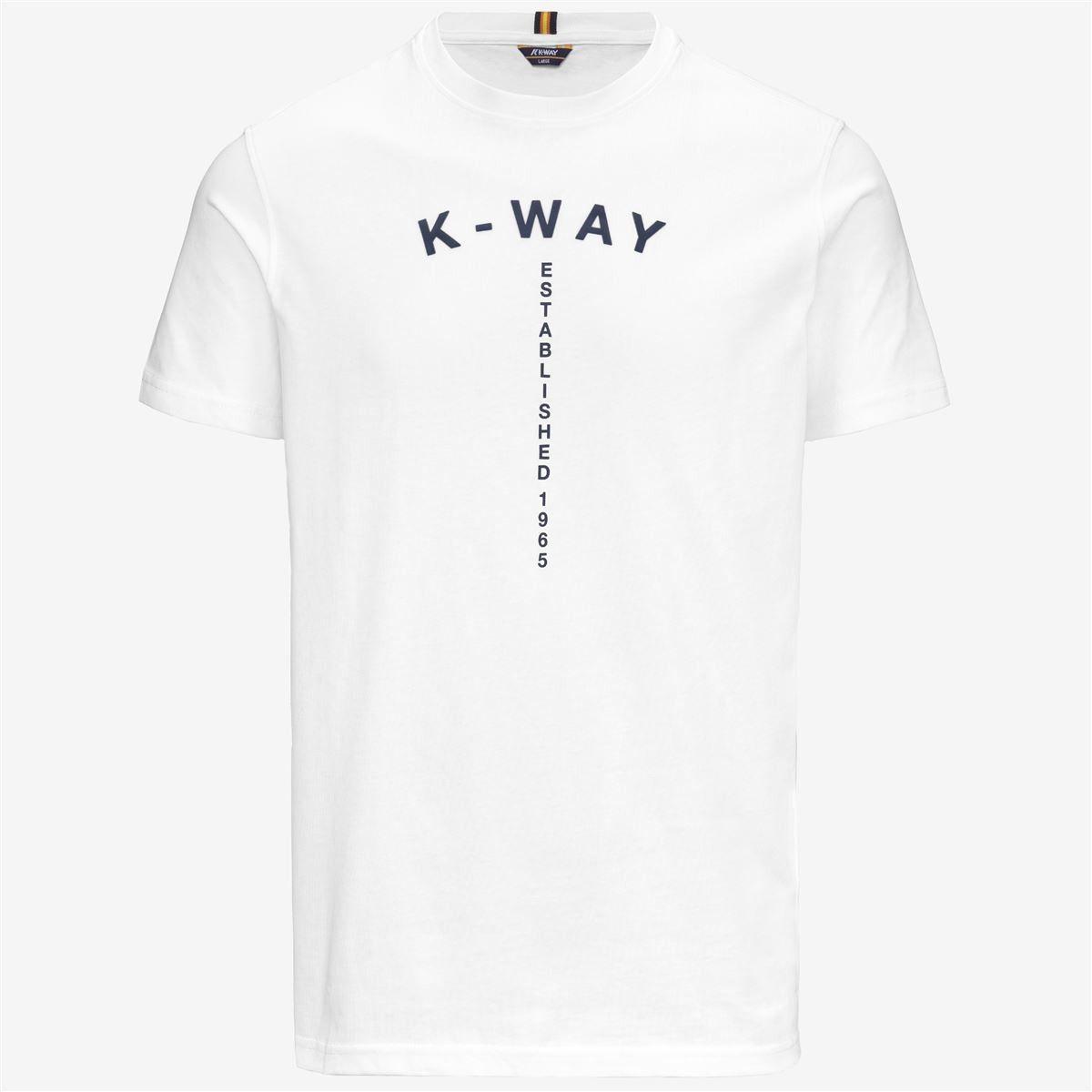 Polera K-Way Men Odom Typo Established White-0