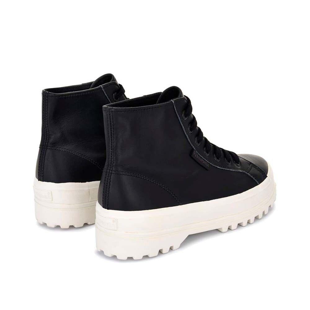 Zapatilla 2341 Alpina Nappa Black F Avorio-1