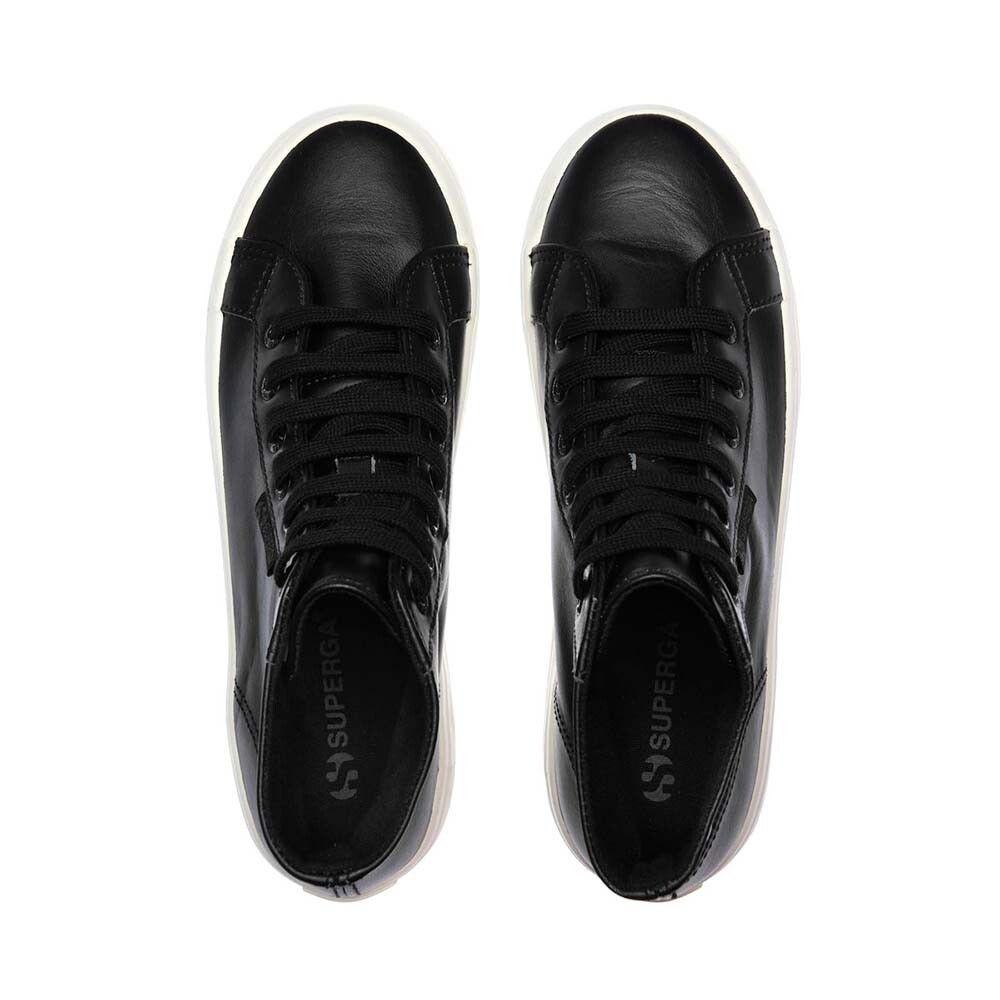 Zapatilla 2341 Alpina Nappa Black F Avorio-2