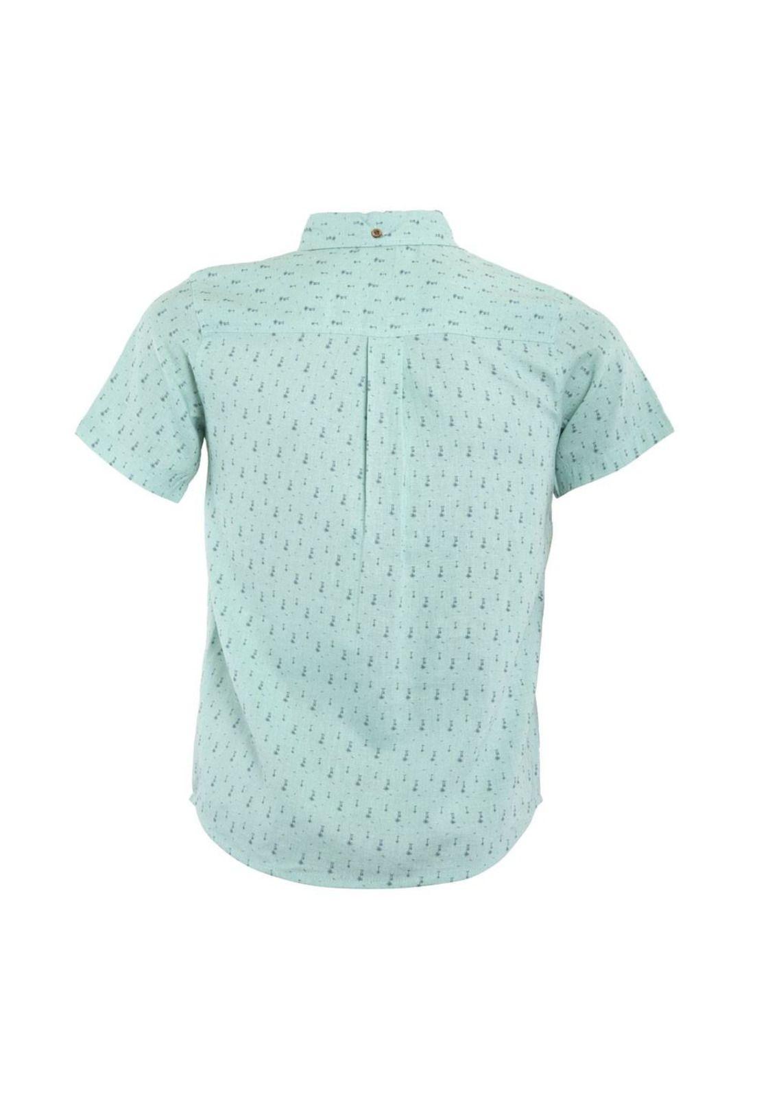 Camisa Kids Light Blue Palm-2