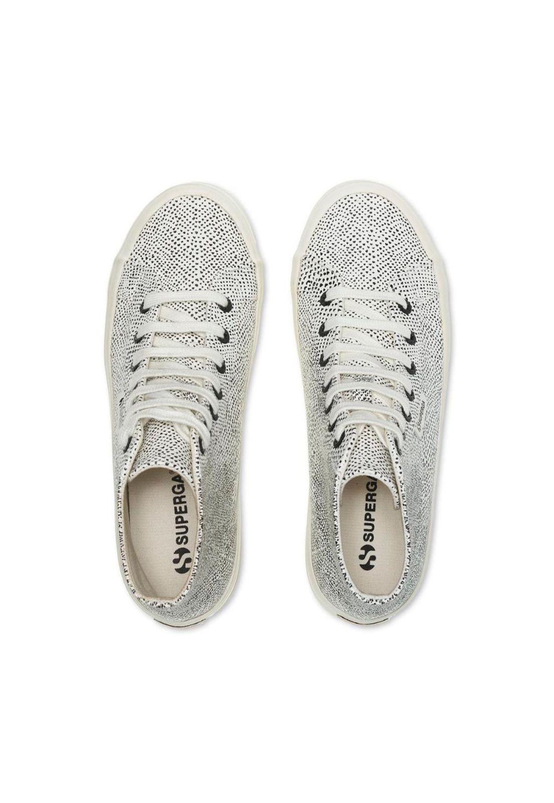 Zapatilla 2341 Alpina Micro Snake White Black-3
