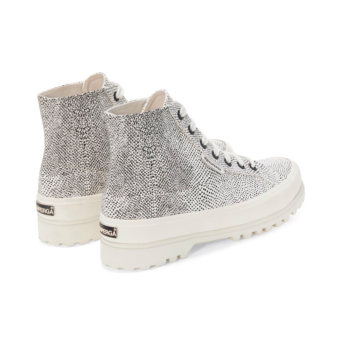 Zapatilla 2341 Alpina Micro Snake White Black-2