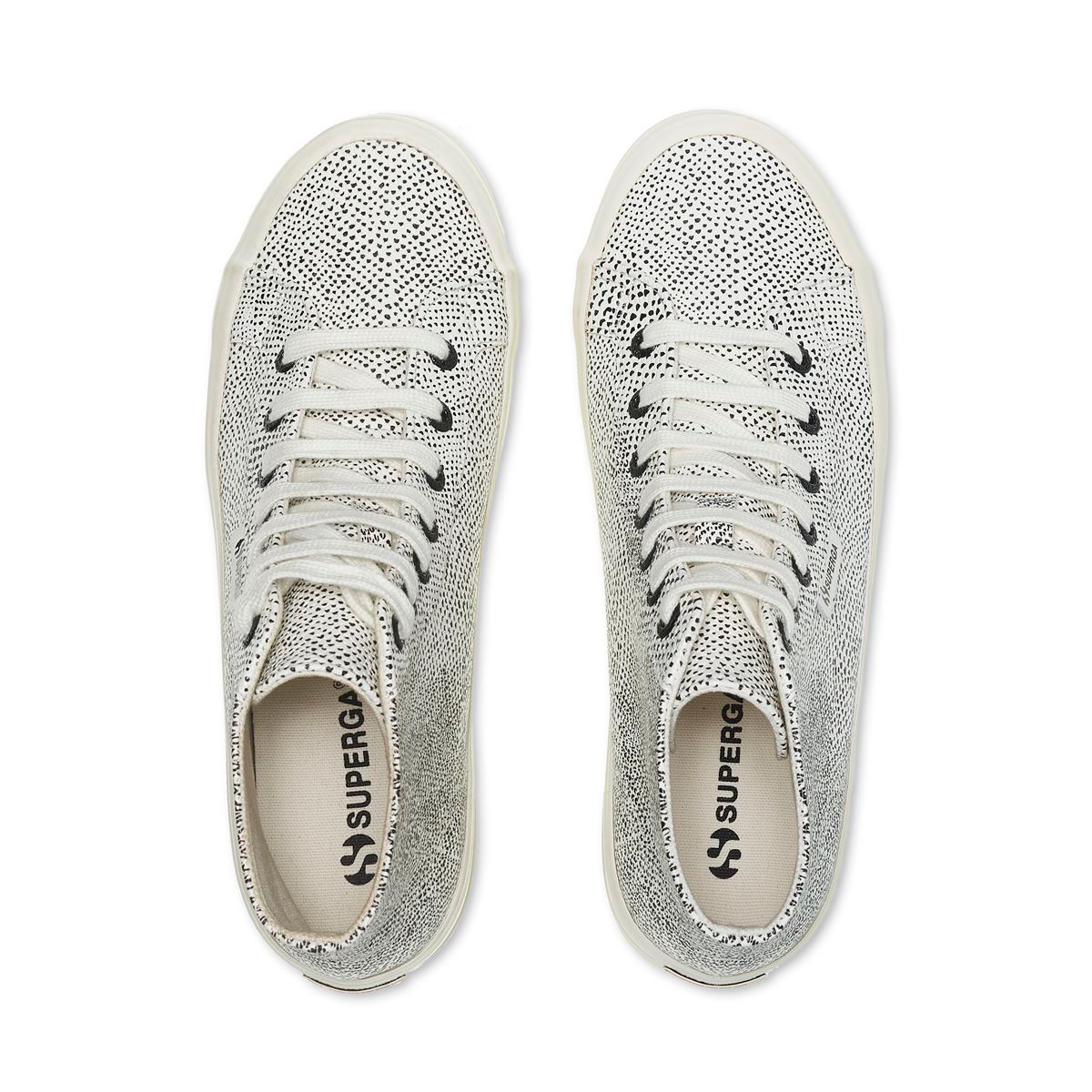 Zapatilla 2341 Alpina Micro Snake White Black-3