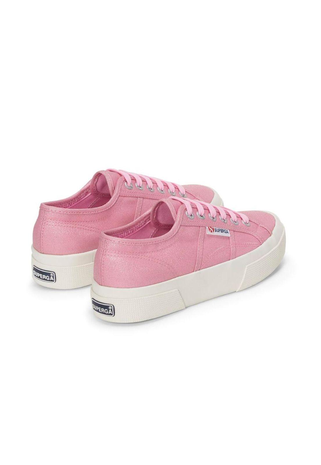 Zapatilla 2740 Platform Lame Pink Nose F Avorio-2