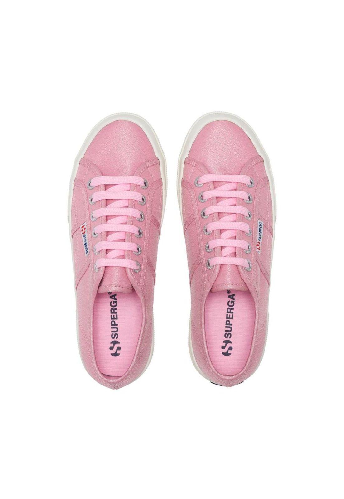 Zapatilla 2740 Platform Lame Pink Nose F Avorio-3