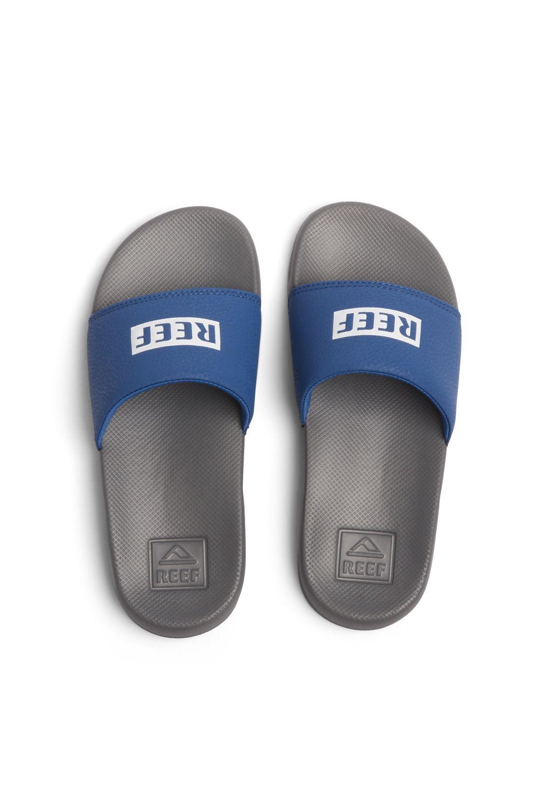 Sandalia Reef Kids One Slide Grey Blue-1
