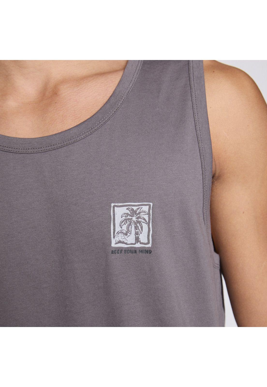 Polera Tank Reef Men Dark Grey-4
