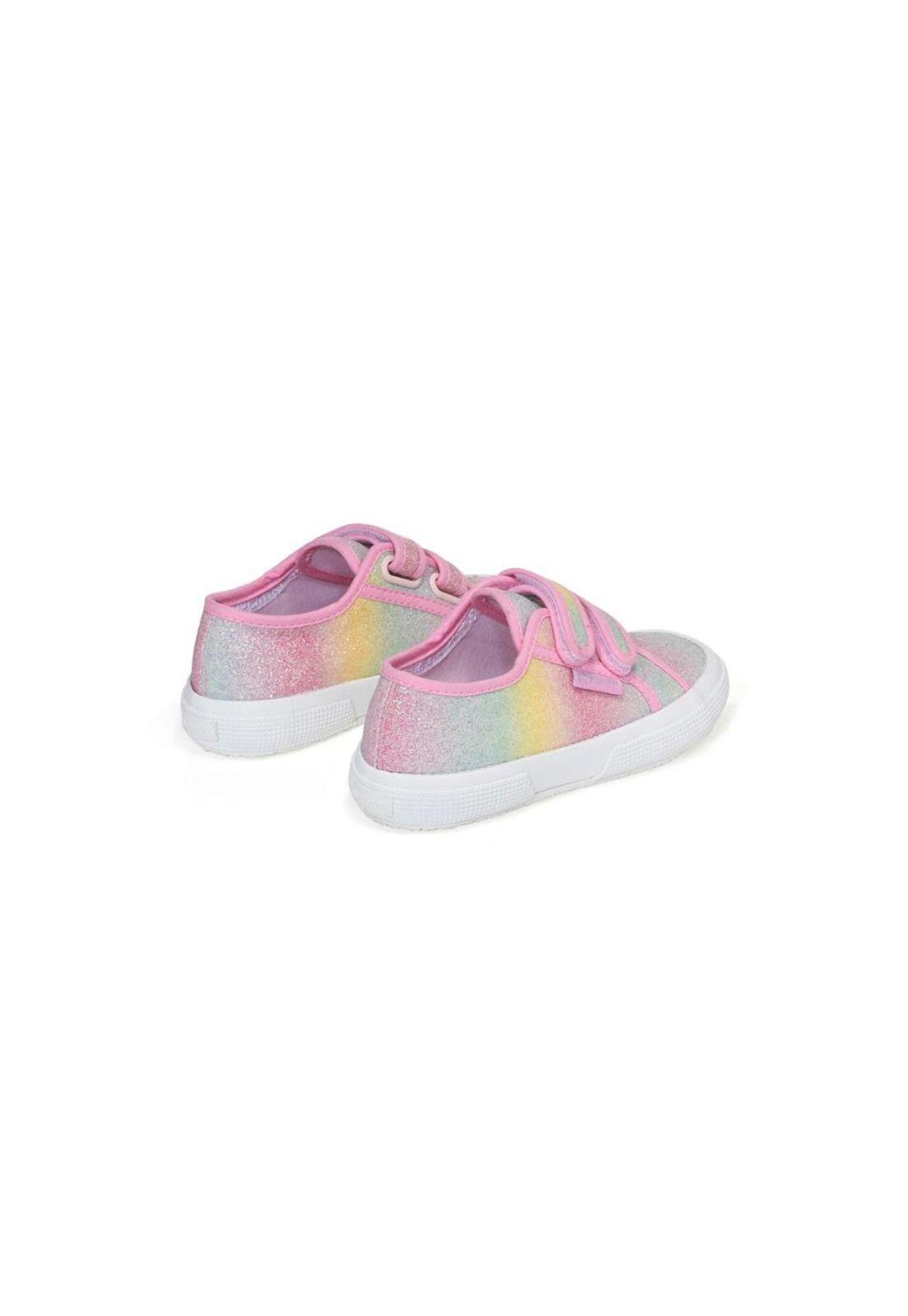 Zapatilla Kids 275 Iridescent Microglitter Pink Pastel Multi-2