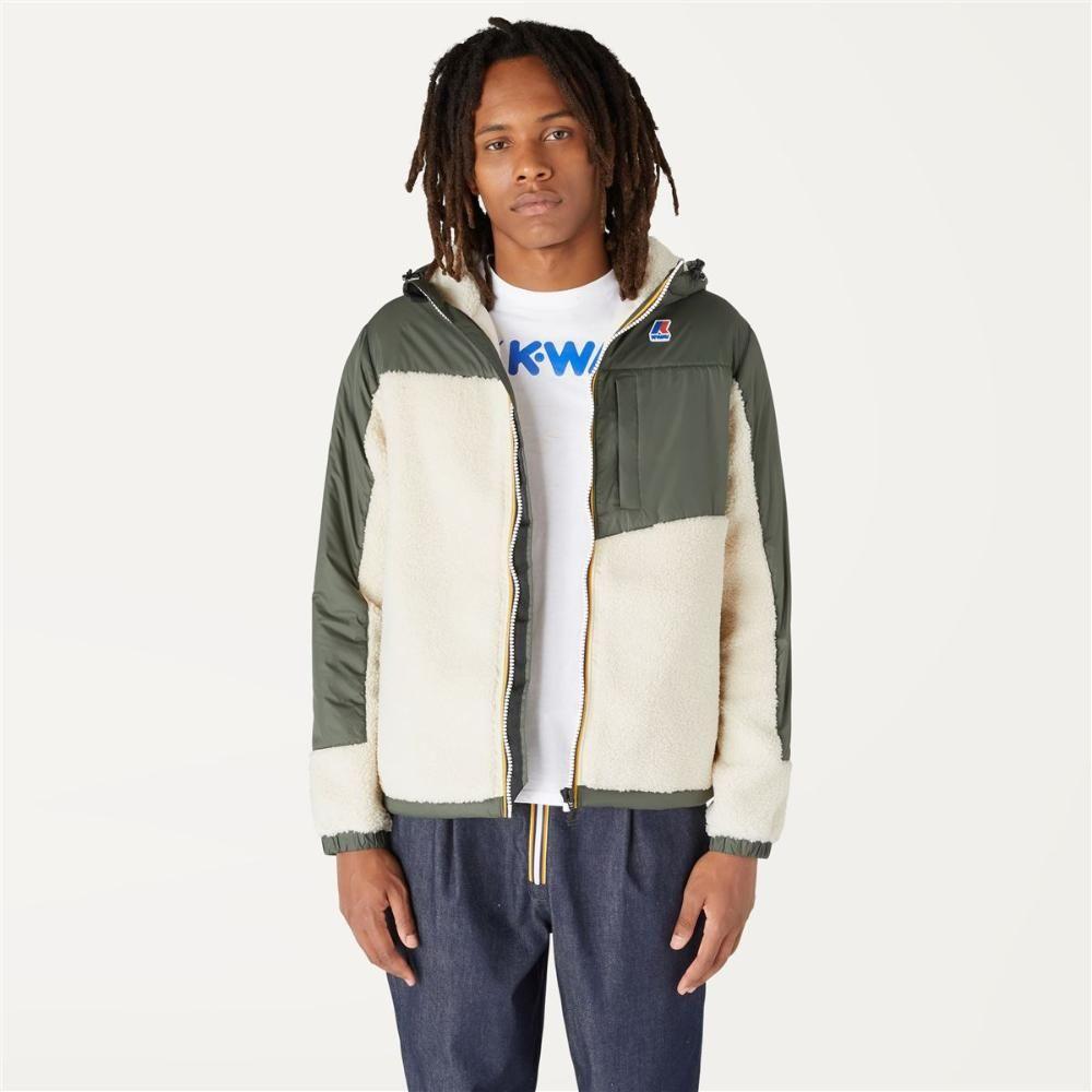 Chaqueta Le Vrai 3.0 Neige Orsetto Ecru Green Blackish-1