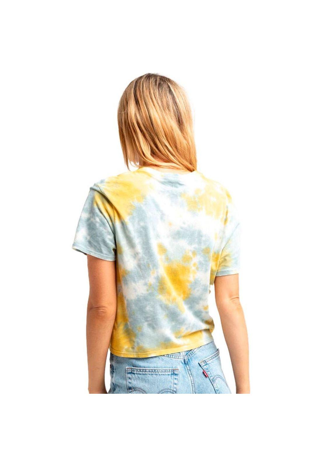 Polera Coastalvibes Tiedye Yellow Green Hurley-1