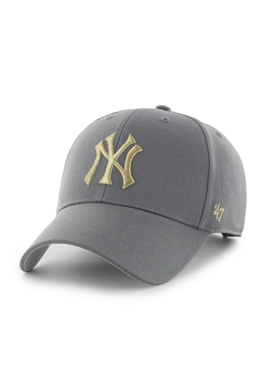 Jockey MLB New York Yankees Metallic Snap MVP Grey ’47-0