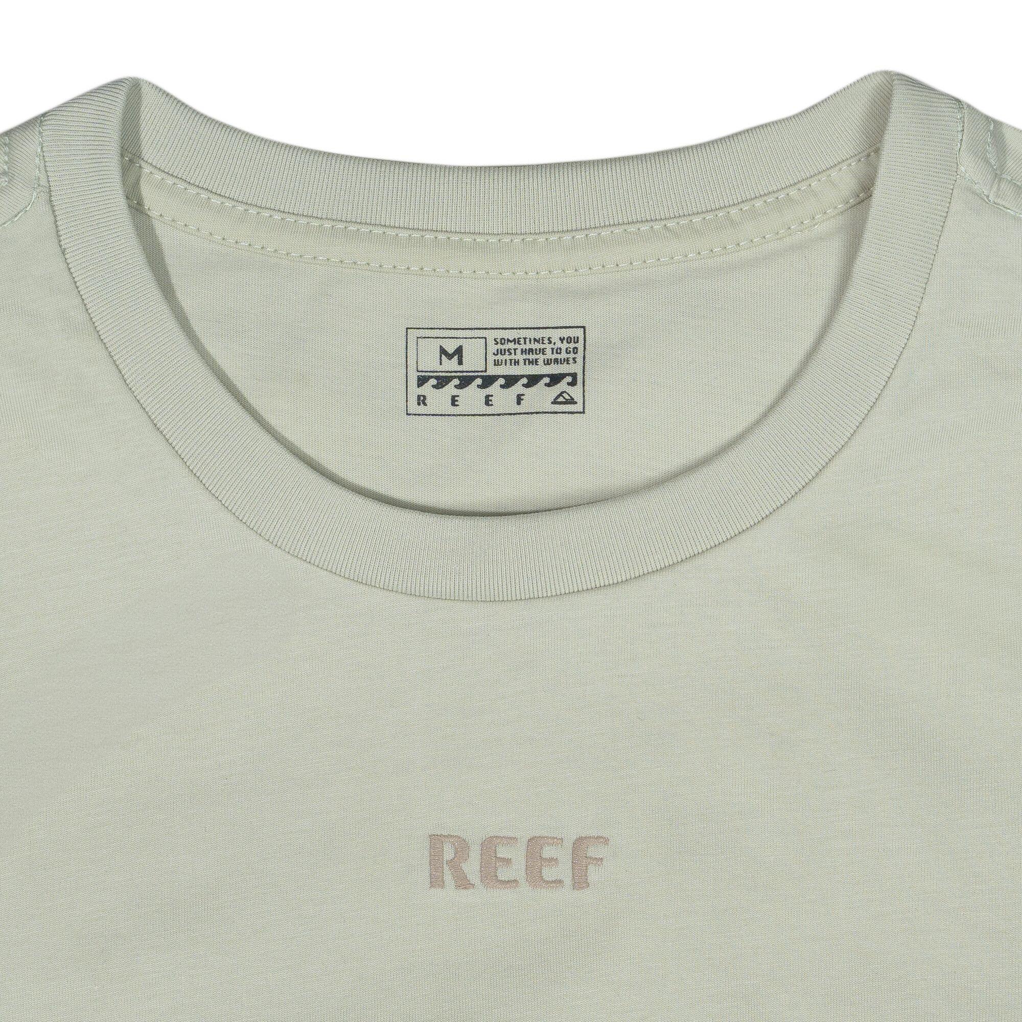 Poleras M/C Reef Hombre Verde Claro-2