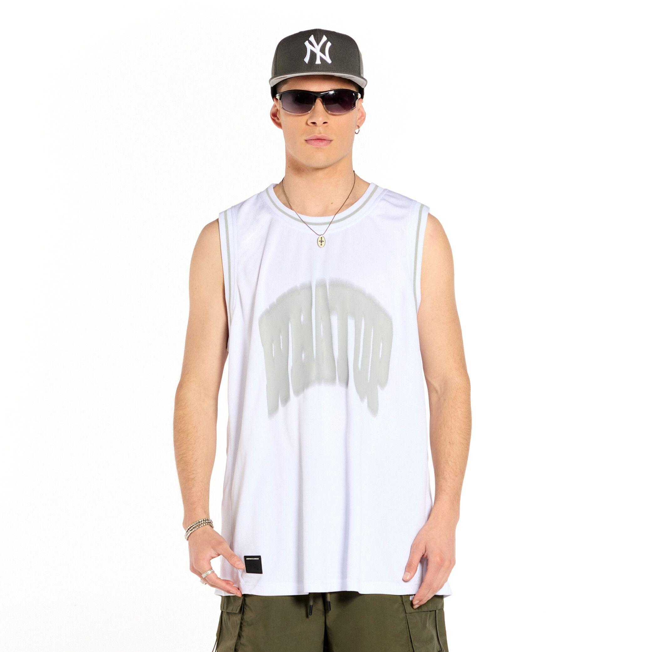 Polera Whatup Hombre Sin Manga Blanco-0