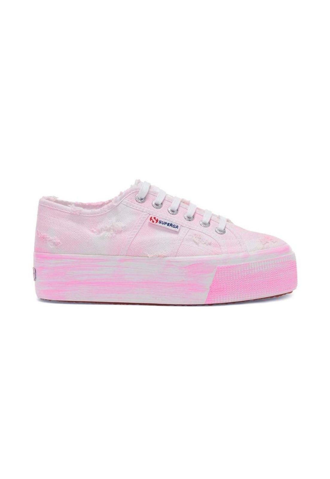 Zapatilla 2790 Stone Wash White Pink-0