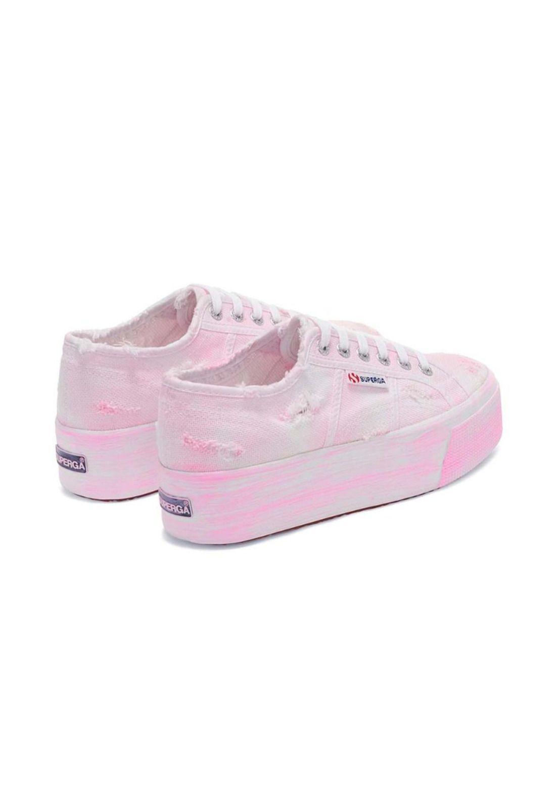 Zapatilla 2790 Stone Wash White Pink-2