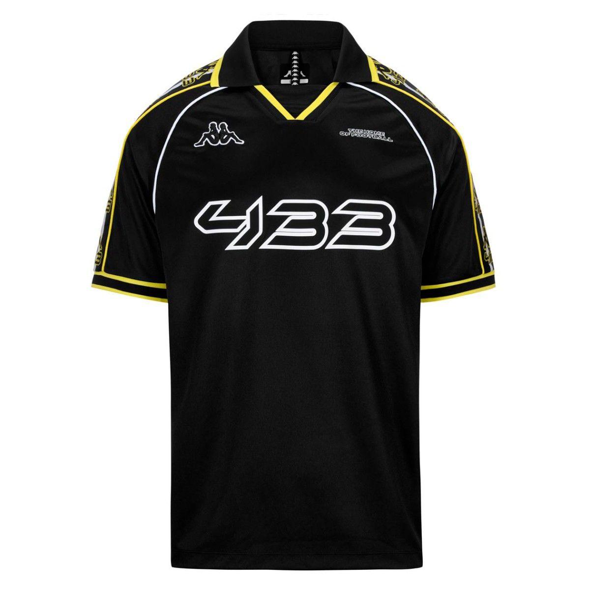 Camiseta Kappa 222 Banda Rombat 433 Oversize Black-0